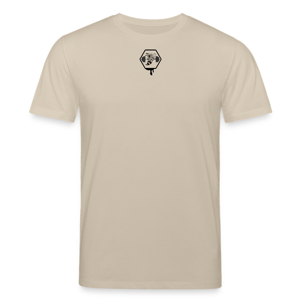 T-shirt graphique pour homme - beige